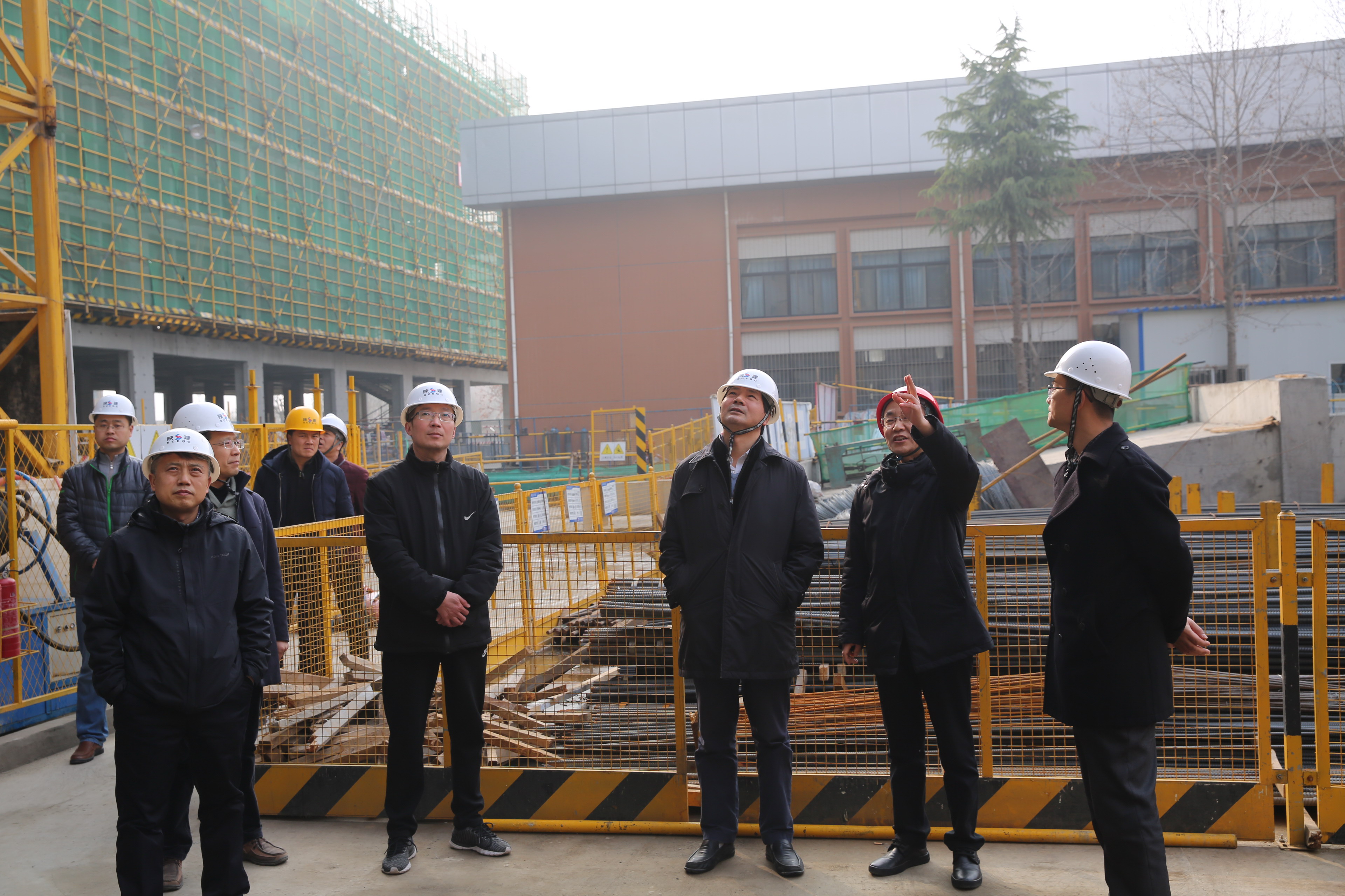 校领导赴我校建设项目施工现场视察指导工作